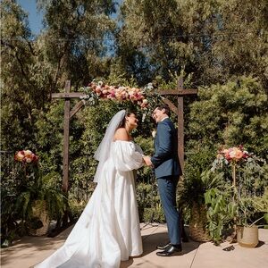 Anthropologie White Wedding Dress